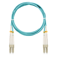 Шнур NIKOMAX волоконно-оптический, соединительный, многомодовый 50/125мкм, стандарта ОМ3, LC/UPC-LC/UPC, двойной, LSZH нг(A)-HFLTx, 2мм, аква, 5м