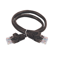 ITK Коммутационный шнур (патч-корд), кат.5Е UTP, 2м, черный