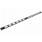 Органайзер кабельный вертикальный 18U, 90мм ОКВ-18-90-Ч черный ССД