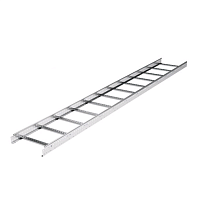 Лестничный лоток 100х100, L6000, цинк-ламельный