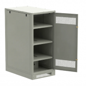 ITK LINEA B Шкаф (пустой) 1450х600мм дверь метал. сер.