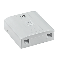 ITK Розетка мультимедиа настенная 2 порта SC/LC и 1 порт KJ