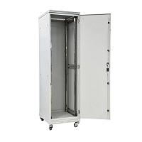 Шкаф телекоммуникационный напольный 19",42U(600x600), ШТ-НП-42U-600-600-М, передняя дверь металл ССД