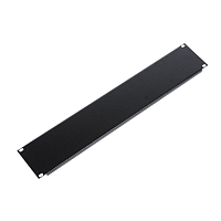 Фальшпанель в шкаф 19" 1U, цвет черный