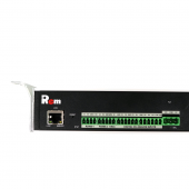 Упр. верт. блок розеток с монит. Rem-MC1 4x3 С13, 2x2 С19, 32A, алюм., 33-48U, колодка