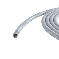 Металлорукав DN 35мм в герметичной ПВХ изоляции, Dвн 35,0 мм, Dнар 41,0,25 м, цвет серый