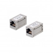 Проходной адаптер, RJ45-RJ45 (8p8c), категория 5е, экранированный