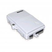 Бокс оптический настенный, 4 порта (SC, duplex LC), без пигтейлов и проходных адаптеров, IP65, 186 х 116 х 40 мм, серый