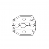 Губки для HT-336FM для обжима RG-58, 59, 62, 6 (.256"/.319"/.068"/.213") 6.50/8.10/1.73/5.41mm.