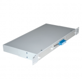 Кросс 19", предсобранный 1U, 4 порта LC дуплекс 9/125 мм (розетки, сплайс, КДЗС, пигтейлы)