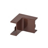 Угол внутренний (20х10) (4 шт) темное дерево EKF-Plast 