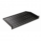 Полка консольная 19", 1U глубина 250мм, нагрузка до 25 кг, чер.