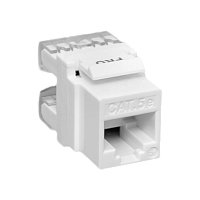 Модуль Keystone TERACOM PRO Cat.5E RJ-45 неэкранированный 110 IDC 180 градусов белый