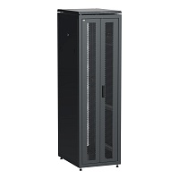 ITK LINEA N 42U 600х800мм распаш. перф. дв. задн. перф. чер.