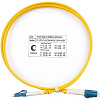 Шнур оптический duplex LC-LC 9/125 sm1мLSZH