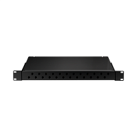 Оптический кросс NIKOMAX 19" Essential Line, 1U, до 24 FC/ST портов, стальной, черный, неукомплектованный