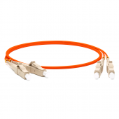 Патч-корд волоконно-оптический (шнур) MM 50/125(OM2), LC-LC, 2.0 мм, duplex, LSZH, 15 м
