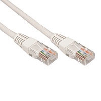 Пaтч-корд U/UTP, CAT 5e, RJ45-RJ45, PVC серый, 3м REXANT