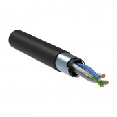 Витая пара U/UTP 5E 24AWG 2PR LDPE 1м черный 305м РФ GENERICA