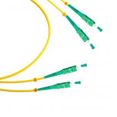 Шнур оптический duplex SC/APC-SC/APC 9/125 sm 1,5м LSZH