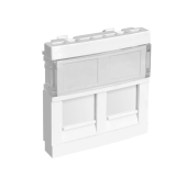 Вставка 2xRJ-45 KEYSTONE модуль 45х45