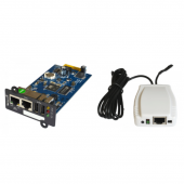 Модуль системы управления и мониторинга по протоколу SNMP внутреннего подключения с датчиком окружающей среды (температура/влажность/затопление)