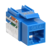 ITK Модуль Keystone Jack кат.6 UTP 110 IDC 90град синий