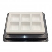 Коробка под заливку для люка на 24 модуля (12 розеток) (83062)	