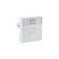 Розетка RJ11, 2 модуля EKF