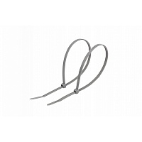 ССД 07-1303-3 Хомут-стяжка кабельная нейлоновая REXANT 300 x4,8 мм, серая, упаковка 100 шт.