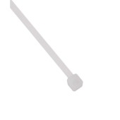 Стяжка-хомут 3,6х300 мм, кабельная нейлоновая 6,6, неразъемная, цвет белый (100шт)
