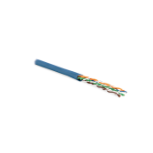 Кабель витая пара, неэкранированная U/UTP, категория 6, 4 пары (24 AWG), многожильный (patсh), без разделителя, LSZH, нг(А)-HF, –5°C–+60°C, синий
