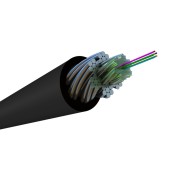 Кабель волоконно-оптический 50/125 (OM3) многомодовый, 8 волокон, гибкий, бронированный, волокна в канате из стальных проволок, гелезаполненный, внешн