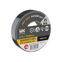 MIXTAPE 7 Изолента 0,15х19мм черная 25м IEK