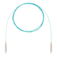 Шнур оптический монтажный (пигтейл), LC-LC, OM3, нг(А)-HF, бирюзовый, 3,0 м