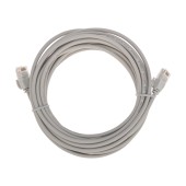 Шнур коммутационный патч-корд U/UTP, CAT 6A (10G), RJ45-RJ45, 28AWG, LSZH, серый, 5м REXANT