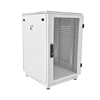 Шкаф телекоммуникационный напольный 18U (600x600) дверь перфорированная