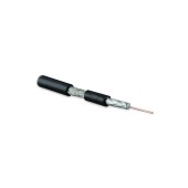 Кабель коаксиальный SAT703N, 75 Ом, жила - 17 AWG (1.13 mm, медь,solid), экран - фольга+оплетка (луженная медь, 45%), внешний диаметр 6.6мм, изоляция 