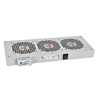 Модуль вентиляторный, 36V-48V, 3 вентилятора с терморегулятором, колодка