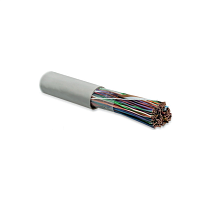 Кабель витая пара, неэкранированная U/UTP, категория 3, 100 пар (24 AWG), одножильный (solid), PVC, -10°C - +50°C, серый