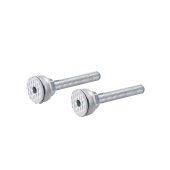 Ножка M12x108 (полная длина 108 мм, длина рабочей резьбовой части 89 мм, нагрузка до 500 кг), цвет черный, для шкафов и стоек серий TTC2, TTB, TWFS-FC