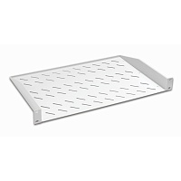 Полка консольная 19", 1U глубина 250мм, нагрузка до 25 кг, сер.