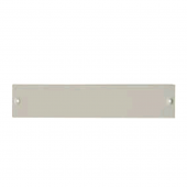 Боковая панель для стороны цоколя 750мм, длина 550 mm, металлическая, сплошная, цвет серый, Ral 7035