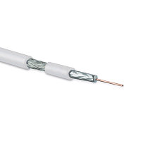 Кабель коаксиальный SAT703N, 75 Ом, жила - 17 AWG (1.13 mm, медь,solid), экран - фольга+оплетка (луженая медь, 45%), общ