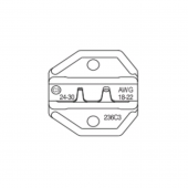 Губки для HT-336FM для обжима D-Sub наконечников (AWG24-30/18-22) DIN 0.25-0.05/1.0-0.5 кв.mm.