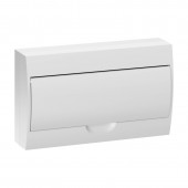 Корпус пластиковый ЩРН-П-18 черн. прозр. дверь IP41 GENERICA