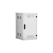 Напольный шкаф NETLAN 19", 18U, металлическая дверь, цельнометаллические стенки, Ш600хВ930хГ800мм, в разобранном виде, серый
