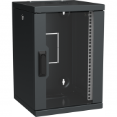 ITK LINEA WS Шкаф 10" 9U 320х310мм дверь стекл. черн.