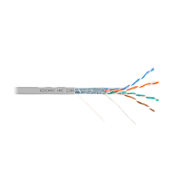 Кабель NIKOMAX F/UTP 4 пары, Кат.5e (Класс D), тест по ISO/IEC, 100МГц, одножильный, BC (чистая медь), 24AWG (0,50мм), поливинилхлорид, внутренний, се