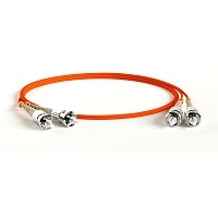 Патч-корд волоконно-оптический (шнур) MM 62.5/125, ST-ST, 2.0 мм, duplex, LSZH, 1.5 м